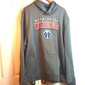 NBA Washington Wizards Gray Hoodie Sz XXL NWT